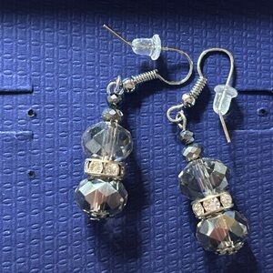 Handmade crystal earrings